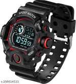 Royal look Digital Watch Shockproof Multi-Functional Automatic Black Color Strap Waterproof Digital Sports Watch for Men's Kids Watch for Boys Watch for Men Pack of 1 Watch Water Resistance Digital Watch