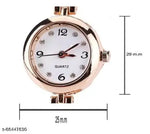 Ronical  Analog White Dial Watch With Heart Shape Rosegold Bracelet Combo For Womens And Girls Pack Of 2 Analog Watch