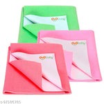 OYO BABY 70x50 CM New Born Baby Urine Sheets Waterproof, Bed Protector Baby Dry Sheet, Baby Dry Mats Waterproof and New Baby Born Products Combo 3 pcs set, Dry Sheet