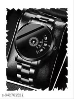 men black stylish paidu PU belt watch