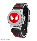24 Images Unisex Kids Spider PVC Rubber Plastic Digital Wrist Projector Watch with Spiderman Unique Projector Digital Toy Watch for Kids -