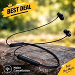BT-235 Wireless Bluetooth Neckband – 20H Battery Life, Deep Bass, Type-C Fast Charging, Magnetic Lock, HD Mic & Sound, Stylish Metal Finish (Blue)