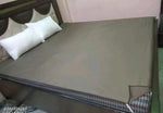 HomeStore-YEP Quilted Waterproof King size (72*78 inches) mattress protector with Elastic Straps, Maroon Pack of 1