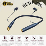 Smart Dial Neckband 12 hours playtime bluetooth wireless headphones earphone bluetooth headset
