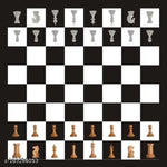 Premium Quality Wooden Ludo + Chess 2 in 1 Board Game With One Set OF Ludo Coins + Dice & Chess Man - For All Ages