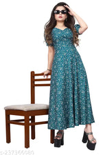 Women Flower Printed Maxi Dress