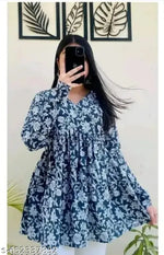 Trendy Grils  V -Neck Top