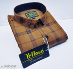 FINE QUALITY COMFORTABLE COTTON FULL SLEEVES FORMAL AND CASUAL CHECK SINGLE POCKET SHIRT