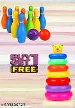 Teddy Rings for Kids with Play Set Toy, Brien Development Toy for Kids, Best Gift for Baby Boys and Girls- Multi Color