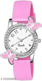 Lettest Fashionable Round Dial Analog Watch with Bracelets Combo For Girls/ Women