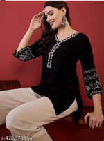 BLUEPRINTED COTTON TOPS FOR GIRLS