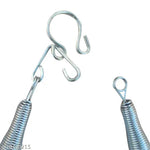 MINIKIDZ Baby Infant jhula Swing Cradle Stainless Steel Baby Cradle Spring hanging spring  (Silver)