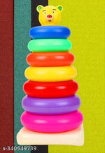 Teddy Rings for Kids with Play Set Toy, Brien Development Toy for Kids, Best Gift for Baby Boys and Girls- Multi Color