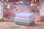 Disposable Underpad Sheet (Pack of 20 Pcs, Blue, Size: 60x90 cms) with Super Absorbent for Bedwetting Protection