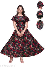 New Floral Dress With Digital Floral Print