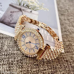 Latest shiny Cristal diamond premium quality analog watch for women and pretty girls