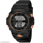 Royal look Digital Watch Shockproof Multi-Functional Automatic Black Color Strap Waterproof Digital Sports Watch for Men's Kids Watch for Boys Watch for Men Pack of 1 Watch Water Resistance Digital Watch