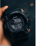 G Shockk Full Black Digital Watch For Boys (Pack Of 1)
