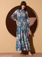 OTABU | Dress For Women | Women's Abstract A-line Peach Skirts