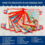Amrut Internationals Kids Cotton Abcd Learning Toys Cushion Best For Birthday Gift, Red Colour Kids Learning Cushion Book