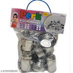 Miniature Steel Kitchen Toy Set bhatukali for baby girls and baby boys (kids toys) - Saji collections