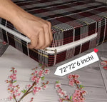 Mattress Cover Protector With Zipper-Chain|Single Bed Size|72×48×5 inch|4 by 6 Foot|Multicolour|Pack Of 1