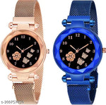 NEWW FLOWER MAGNET BLACK_BLUE