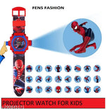 Digital Watch For Kids Spinner Cap With Multi Disco Light Glowing