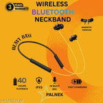 AR-Hiker Bluetooth Neckband | 40 Hrs Playtime | Dual Pairing | Stylish In-Ear Headset (Black)Sk