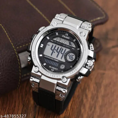 Felizer Army Watch Digital H9047 SilverBlack Big Dial Watch For - Men