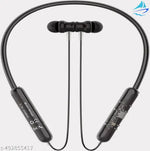 Transparent Bluetooth Neckband | 48Hrs Playtime | 4 Voice Changer Modes | HD Sound | Noise Isolation | High-Quality Mic | Type-C Fast Charging ( Green | Pack Of 1 )