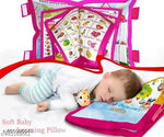 Amrut Internationals Kids Cotton Abcd Learning Toys Cushion Best For Birthday Gift, Red Colour Kids Learning Cushion Book