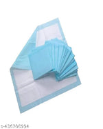 Disposable Underpad Sheet (Pack of 20 Pcs, Blue, Size: 60x90 cms) with Super Absorbent for Bedwetting Protection