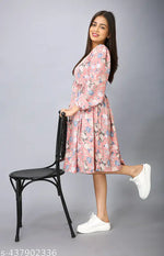 Striped Mini Dress with Flared Sleeves Casual Summer Vibes