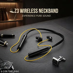 Wappler™ Stylish BT 235V2 Black Bluetooth Neckband | Super Bass & High Sound | Wireless Neckband | Best Neckband | Bluetooth Earphones | Bluetooth Headphones
