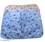 Waterproof Sheet for Baby Boy and Girl || Newborn Baby Comfortable Spongy Plastic Mat for 0 to 6 Month || Washable / Reusable Bed Sheet ( Pack of 3 )