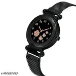 Analog Women's Watch (Black Dial) (Pack of 2)