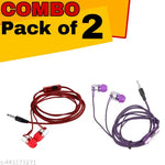 LOOK AND LOCK Loud Sound & High Bass Wired Headset with Mic Wired Headset  (White, In the Ear) Wired Headphones & Earphones