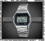 Trending Silver Colour Square Dial Digital Watch for Womens n Mens