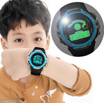 Fancy round Dial Army Color Sport Watch For Young Boys