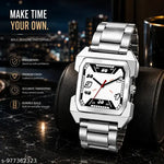 Day n Date Series Men's Black Silver Chain Analog Watches Classic, Attractive, Professional, top-trendy and stylish Analog Watches for Men/boys for office, school use