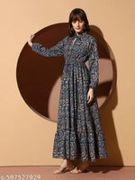 OTABU | Dress For Women | Women's Abstract A-line Peach Skirts