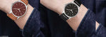 DOIL DOMEC Pack of 2 Black and Brown Trending new Watch for men l Men Watches l New Watches | Lather Watches | Sports Watches | Black watches | Blue Watches New Watches |