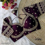Trending New Embroidery Work Blouse For Wedding