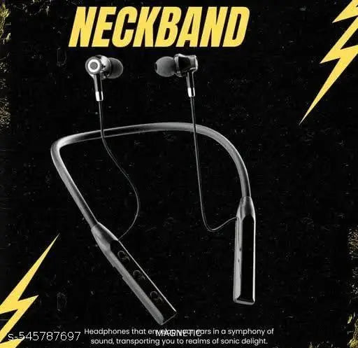 A-n Wireless Bluetooth Neckband NB-111 Bluetooth Earphones with 8 Hours Playtime