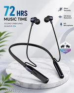 Dual Pairing Bluetooth Neckband with 50 Hours Playtime – In-Ear Wireless Headset (Red)Sk