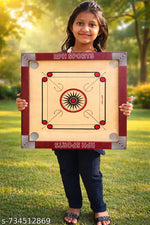CARROM BOARD 20*20 INCHES , LUDO & SNAKE , CARROM COINS 20 PCS. , POWDER & STRICKER A40
