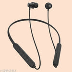 Supreme Wireless Bluetooth Neckband (Black) | 50 Hours Playback | Comfortable In-Ear Headset