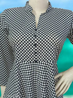 Sale price live Gown for Women , White chess gown for women,women one piece dress