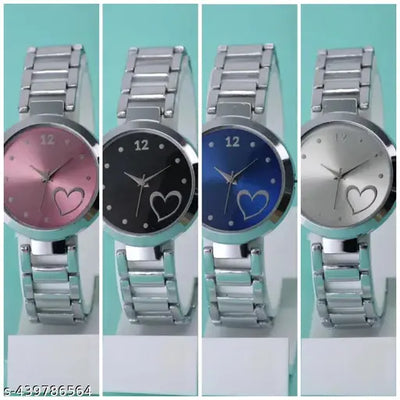 Stylish Women’s Watch Combo ( Pack of 4 ) in Trendy Colors – Essential Accessories